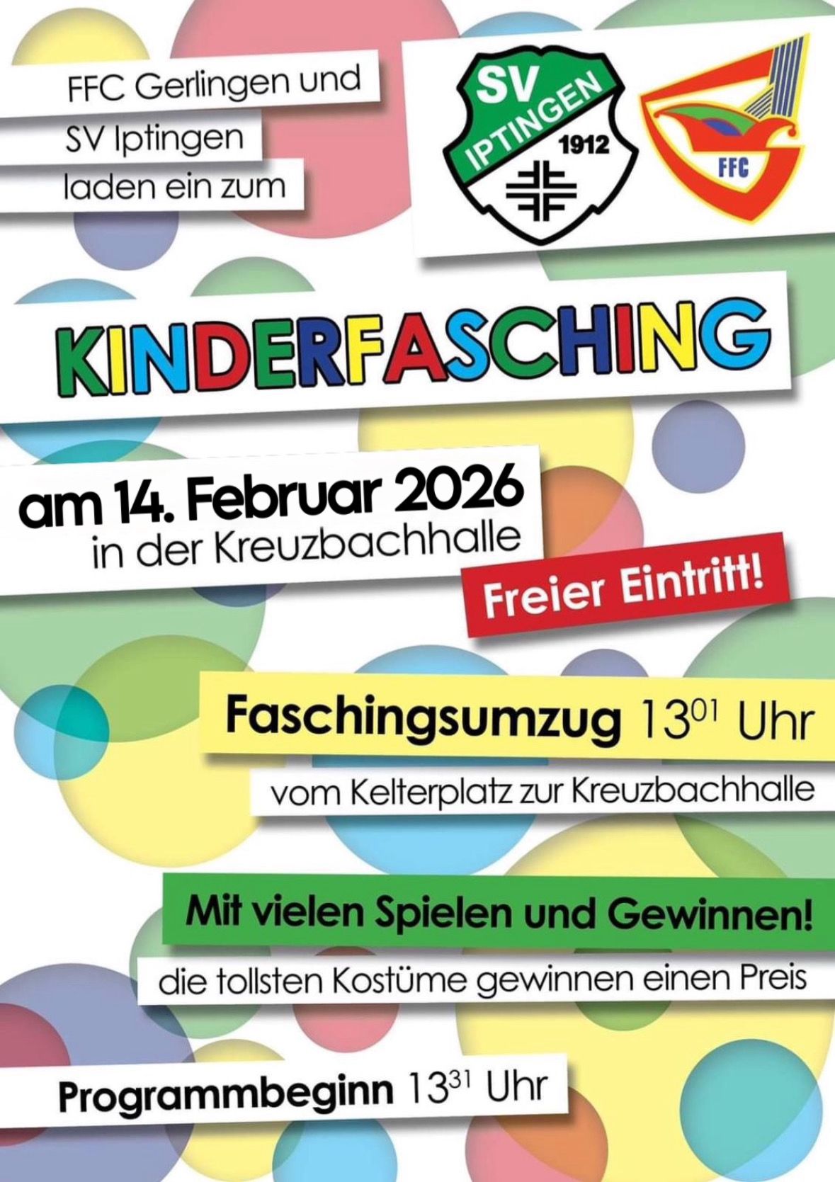 2026 Kinderfasching