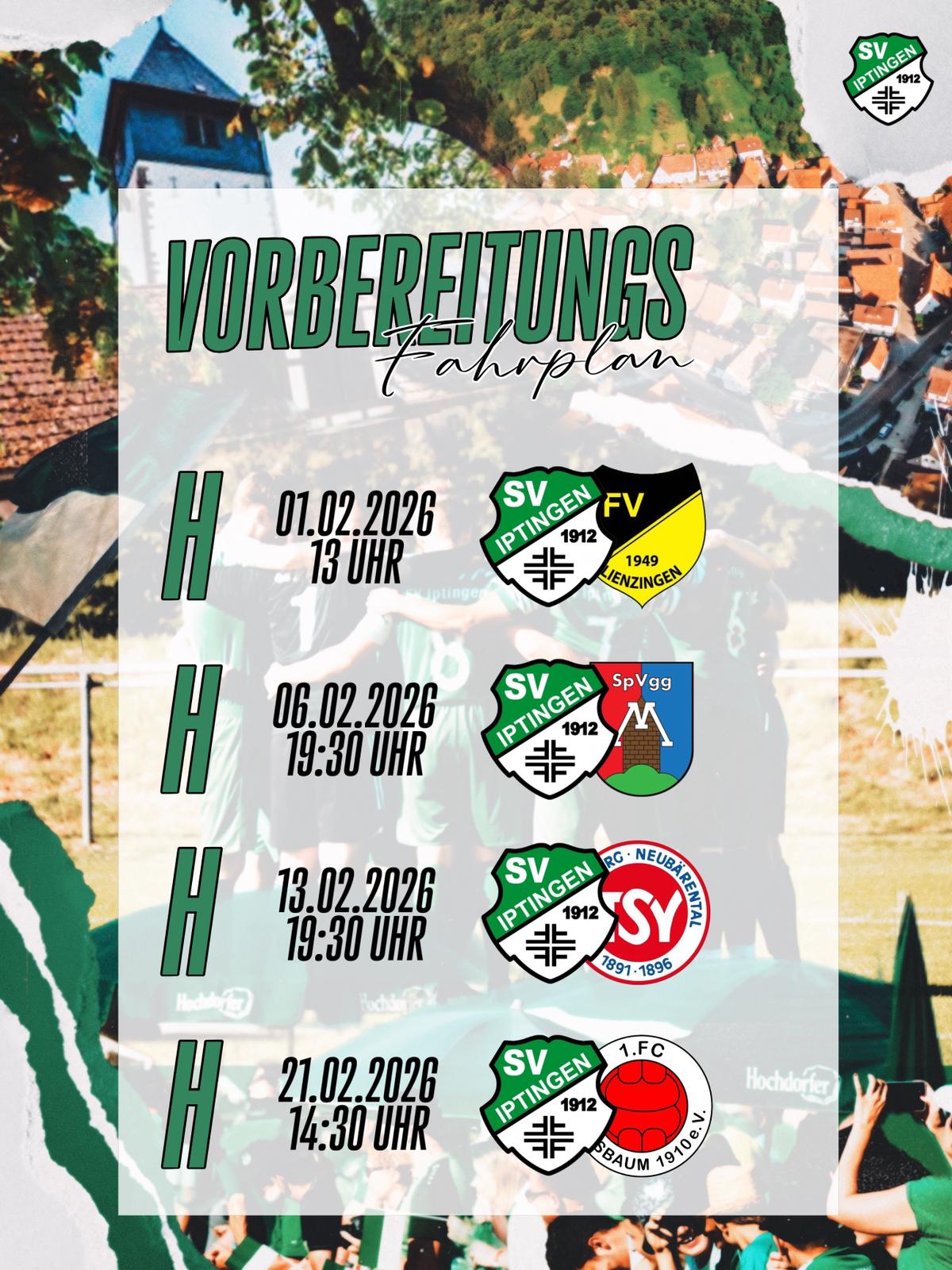 2026 Vorbereitung Rückrunde